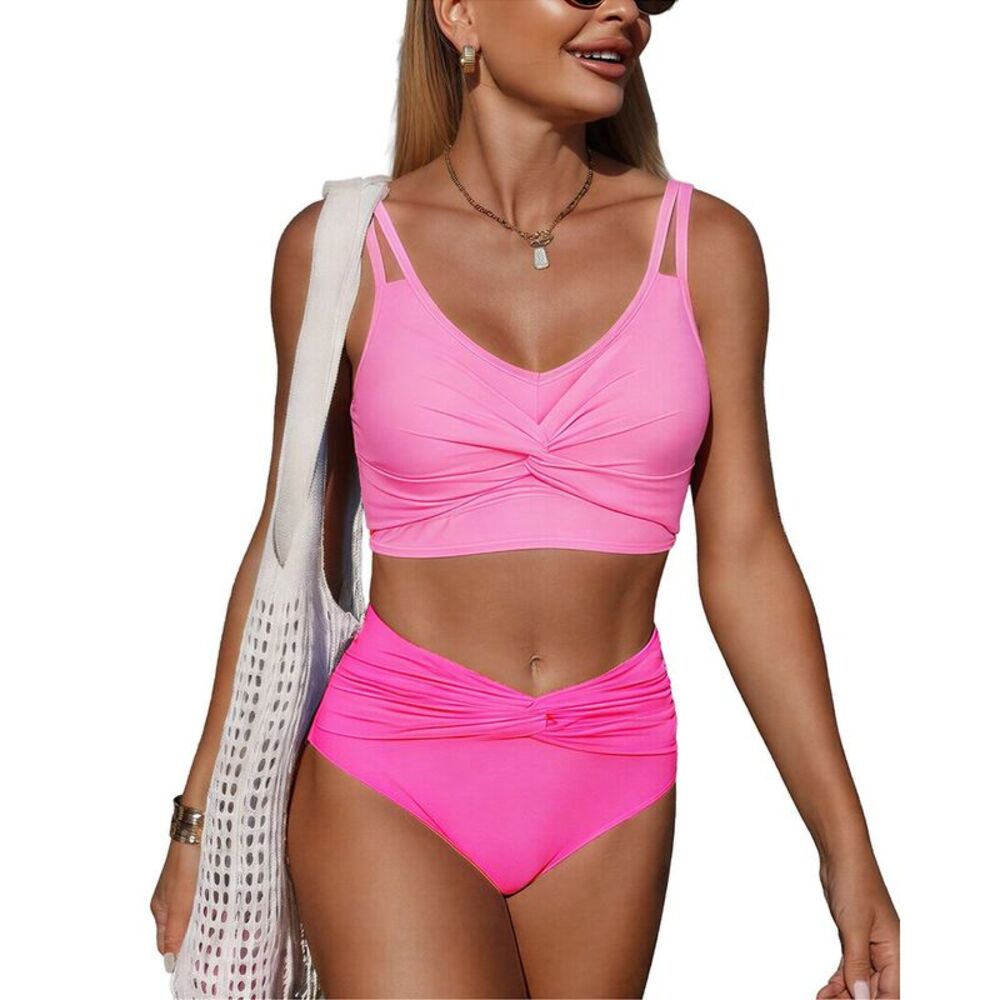 Amanda Royal Womens  2Pc Bra & Swim Bottom Set